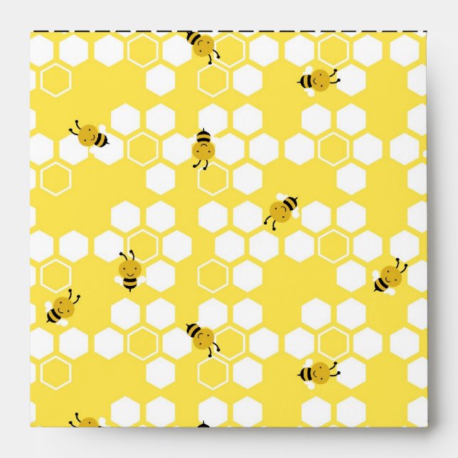 Bumble Bee Envelope Square (Front)
