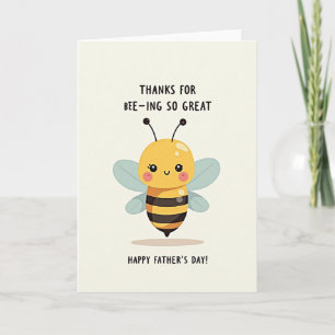 Bumble Bee Fathers Day Card
