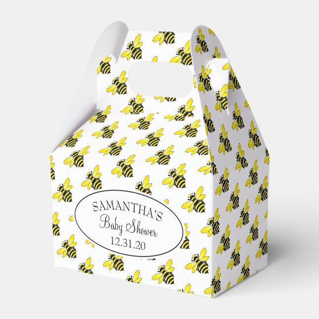 Bumble Bee Favour Boxes (Front Side)