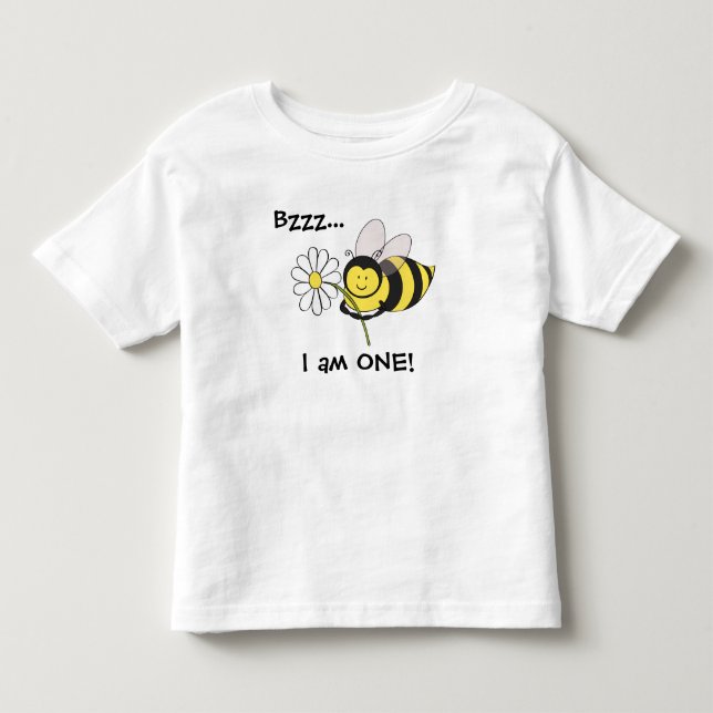 Bumble Bee First Birthday Shirt (Front)