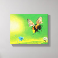 Bumble Bee Flying illustration 