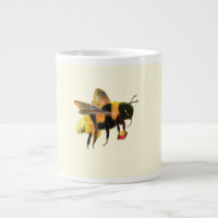 Bumble Bee gathers Nectar and Pollen