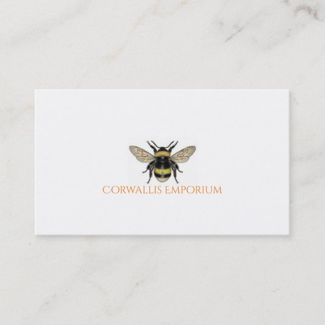 Bumble Bee Gold Retail Business Card (Front)