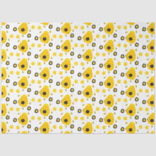 Bumble Bee Hive Pattern Tissue Paper