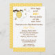 Bumble Bee Honeycomb Baby Shower Invitations (Devant / Derrière)