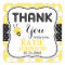 Bumble Bee Honeycomb Baby Shower Label