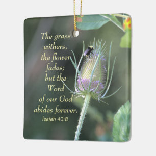 Bumble Bee - Isaïe 40:8 Ornement