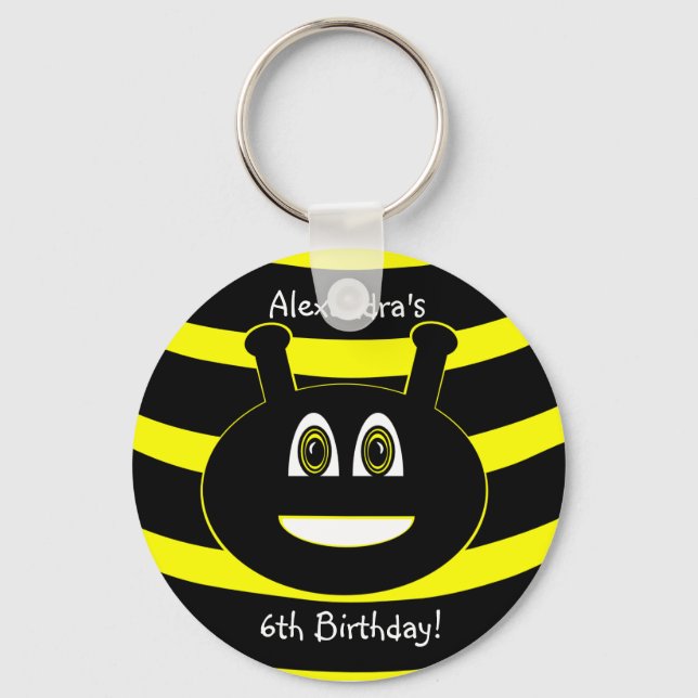 Bumble Bee Keychain Party Favours Souvenirs (Front)