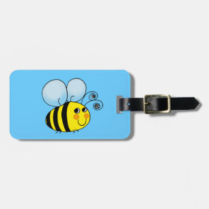 Bumble bee luggage tag