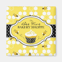 Bumble Bee Magnet SQBIZ