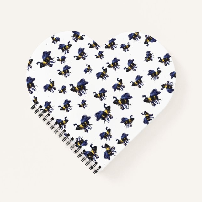 Bumble Bee Maureen Girard Wings Buzz Spring Notebook (Front)
