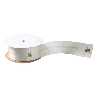 Bumble Bee Name  Satin Ribbon