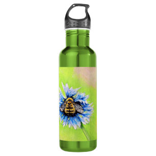 Bumble Bee on a Flower Painting 710 Ml Water Bottle