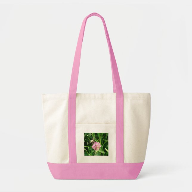 Bumble Bee on Red Clover Tote Bag (Front)