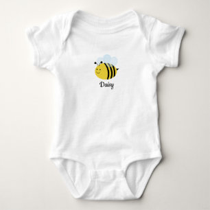 Bumble Bee Personalized Baby Bodysuit