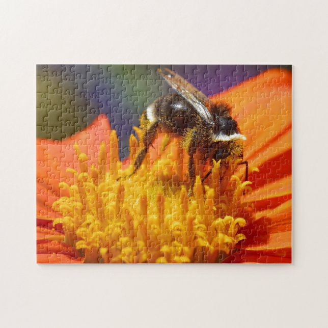 Bumble Bee Puzzle Design (Horizontal)