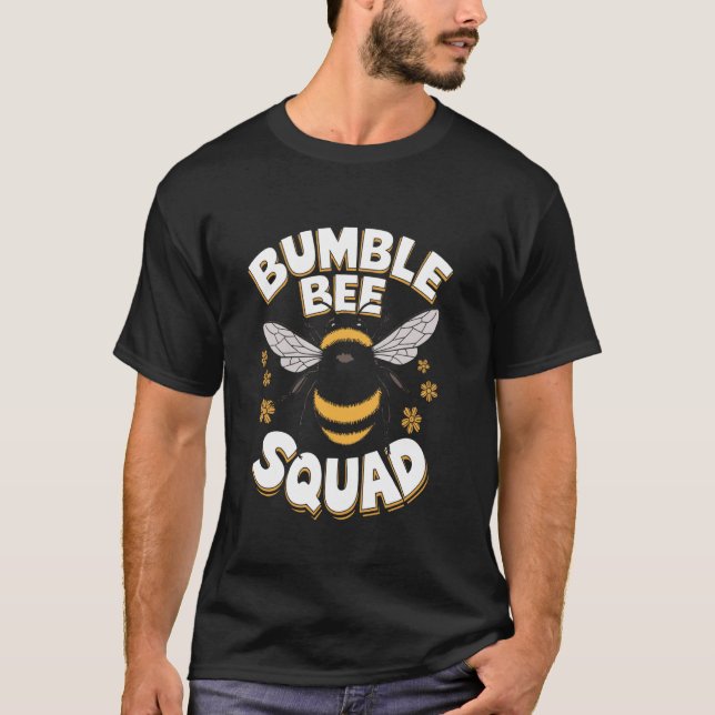 Bumble Bee Squad Cute Group T-Shirt (Front)