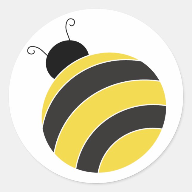 Bumble Bee Sticker (Front)