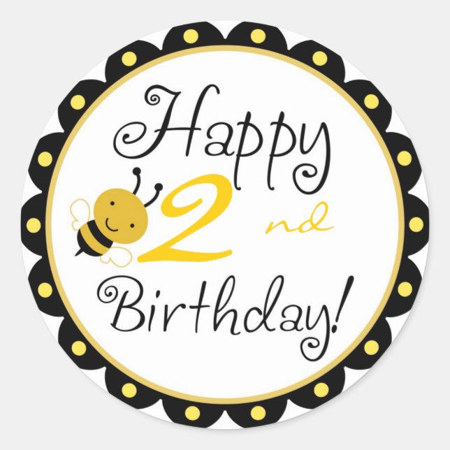 Bumble Bee Sticker HBR2 (Front)