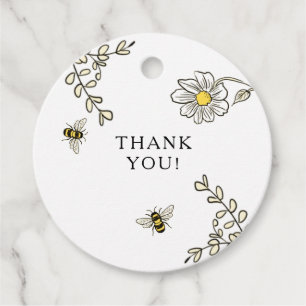 Bumble Bee Thank You Favour Tags