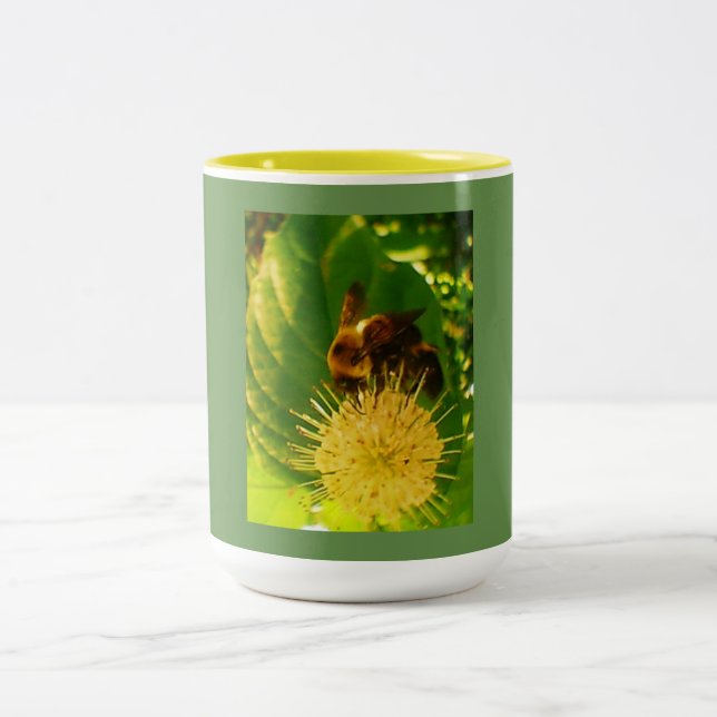 Bumble Bee Two-Tone Coffee Mug (Center)
