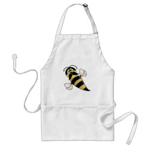Bumble Bee with Moustache Standard Apron