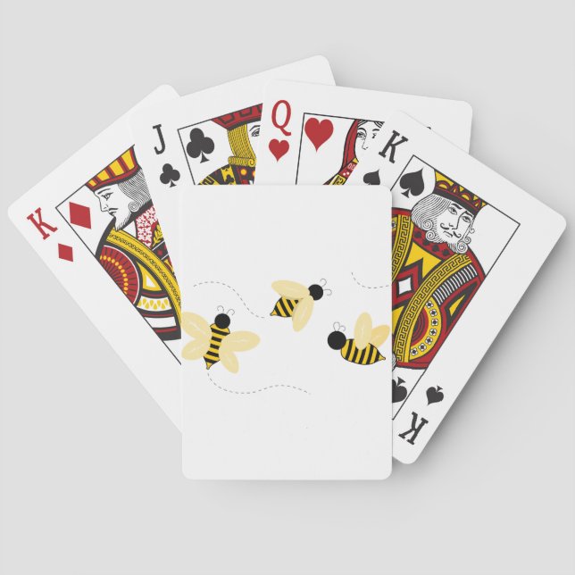 Bumble Bees Playing Cards (Back)