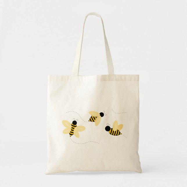 Bumble Bees Tote Bag (Front)