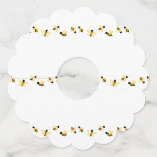 Bumble Bees Wine Glass Tag