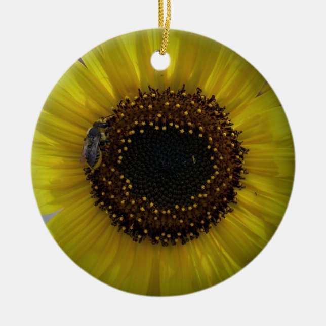 Bumble de tournesol Bee 01 Ornement (Devant)