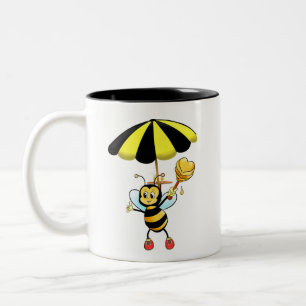 Bumble mignonne Bee Mug café à deux tons