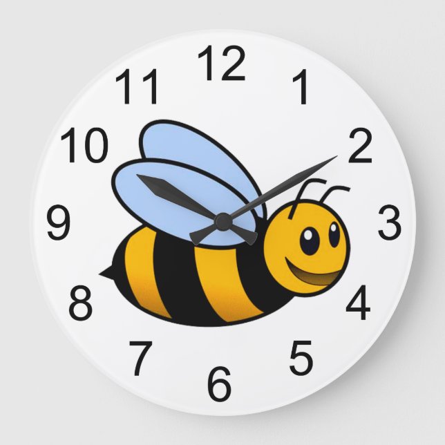 Bumblebebe Animal Mur Horloge (Recto)
