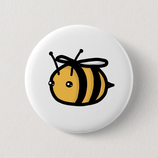 Bumblebee 2 Inch Round Button (Front)