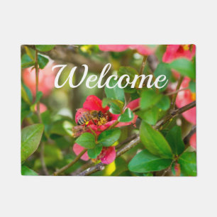 Bumblebee And Azalea Welcome Doormat