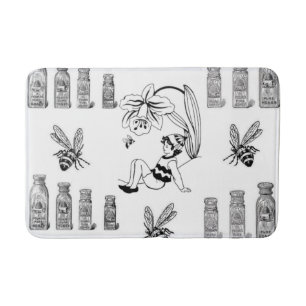 bumblebee bathroom bathmat