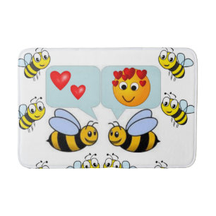 bumblebee bathroom bathmat