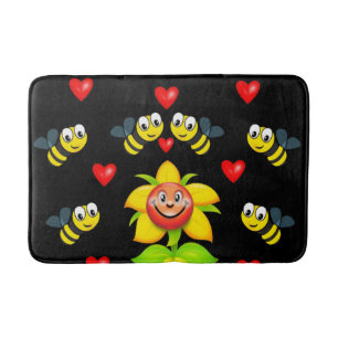 bumblebee bathroom bathmat
