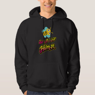 Bumblebee Be A Kind Human Cute Inspirational Bee L Hoodie