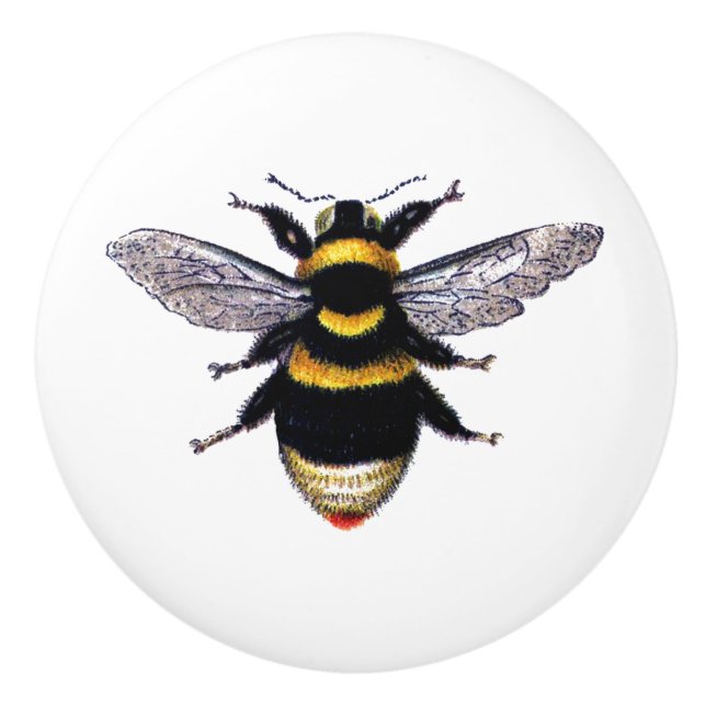 Bumblebee Ceramic Knob (Front)