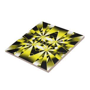 Bumblebee Colour Gradient Perspective Drawing Tile