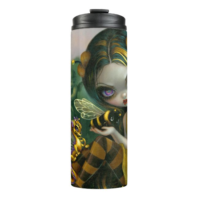 "Bumblebee Dragonling" Thermal Tumbler (Front)