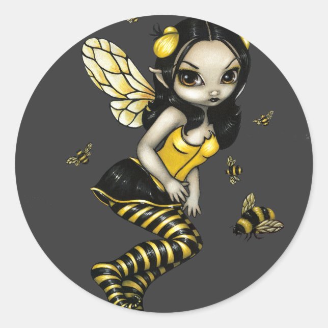 "BumbleBee Fairy" Sticker (Front)