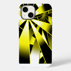 Bumblebee Gradient Colour Fill Perspective Drawing iPhone 14 Case
