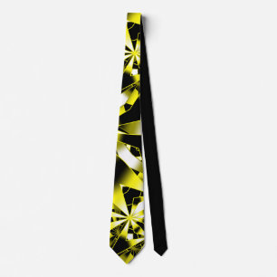 Bumblebee Gradient Colour Fill Perspective Drawing Tie