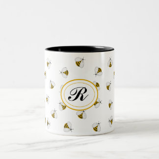Bumblebee Honey Personalized Monogram Coffee Mug