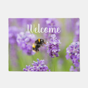 Bumblebee On Lavender Doormat