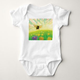 Bumblebee on the Horizon Baby Bodysuit