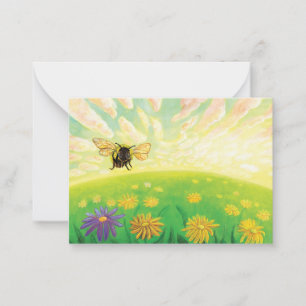 Bumblebee on the Horizon Card