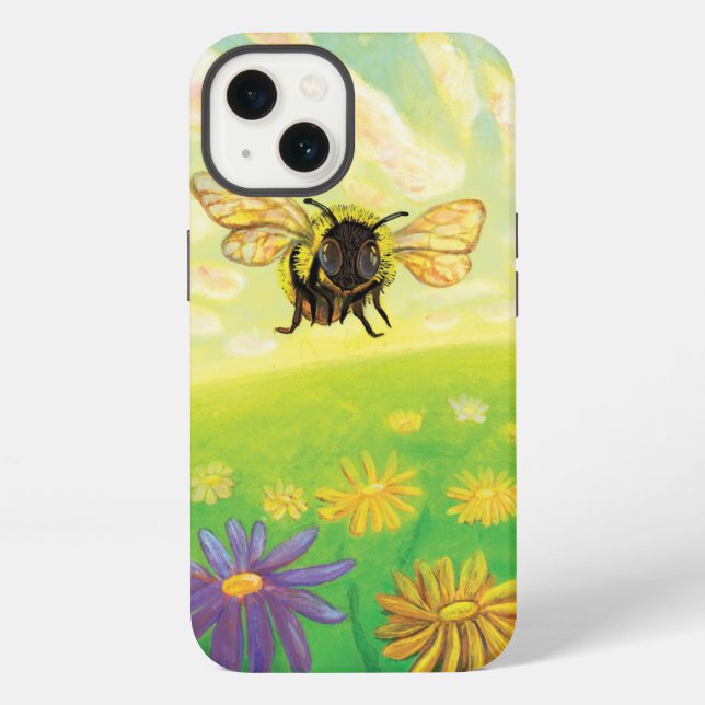 Bumblebee on the Horizon  iPhone Case (Back)