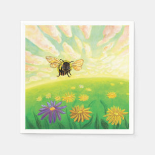 Bumblebee on the Horizon Napkin